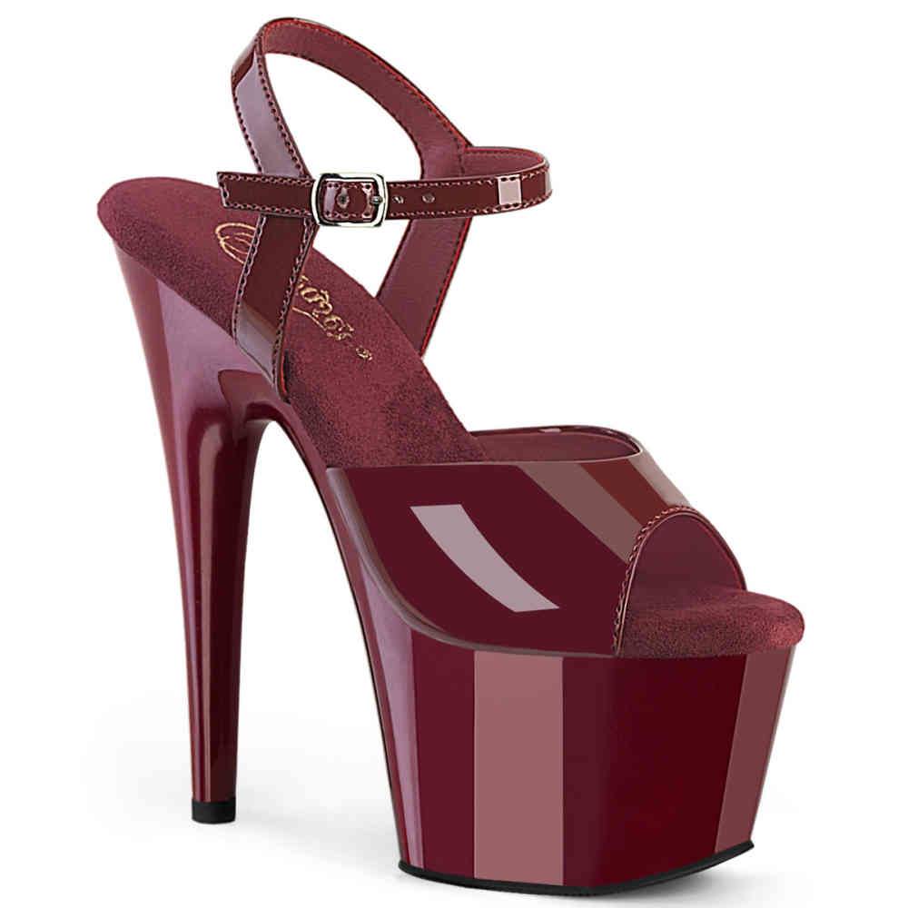 Pleaser - ADORE709 KnöchelriemenSandale - Bordeauxrot Product image